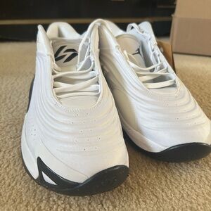 Nike White Sneakers with Black Details